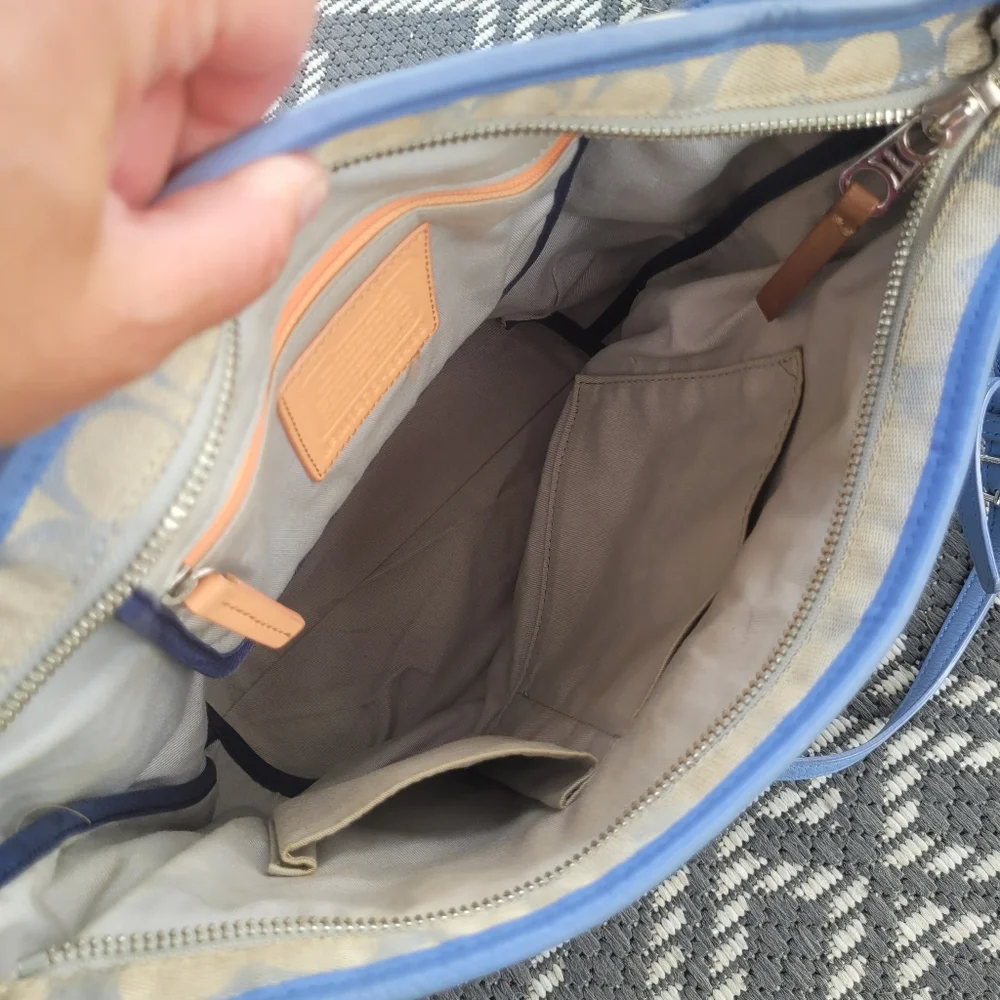 Vintage Coach Signature weekend Tote Bag - Picture 5 of 8